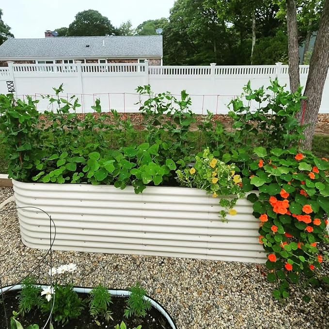 32" Extra Tall Raised Garden Bed Kits, 3.5 x 6.5 x 2.7ft Deep Root 9 in 1