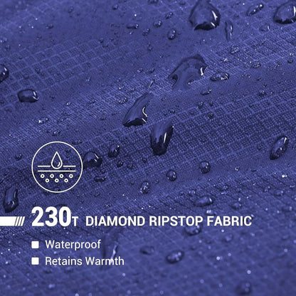 KingCamp Sleeping Bag for Adults, Cold Weather & Warm Extra Wide Big & Tall XL Portable Waterproof Flannel Sleeping Bags, Essentials Gear Accessories for Camping Backpacking Hiking Indoor & Outdoor