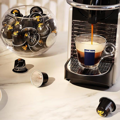 Lavazza Leggero Lungo Medium Roast Capsules Compatible with Nespresso Original Machines (Pack of 60) ,Value Pack, Blended and roasted in Italy, Full bodied, velvety crema and fruity and floral notes
