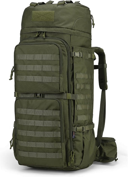 Mardingtop 75L Molle Hiking Internal Frame Backpacks with Rain Cover for Camping,Backpacking,Travelling
