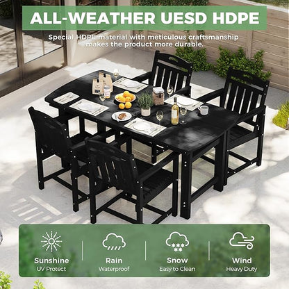 HDPE Outdoor Patio Dining Set