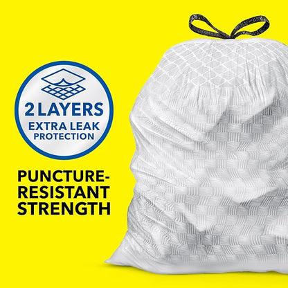 Glad ForceFlex Tall Kitchen Trash Bags, 13 Gallon, Fresh Clean, 80 Count (Package May Vary)