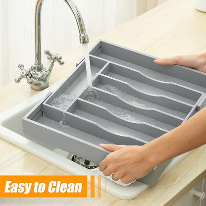 Kitchen Silverware Drawer Organizer and Storage Best Grandpa Grandfather Elder Men Father Day Grandparents Great Papaw Peepaw Grampy Pawpaw Granddad Happy Birthday Christmas Xmas Unique Cool Gifts
