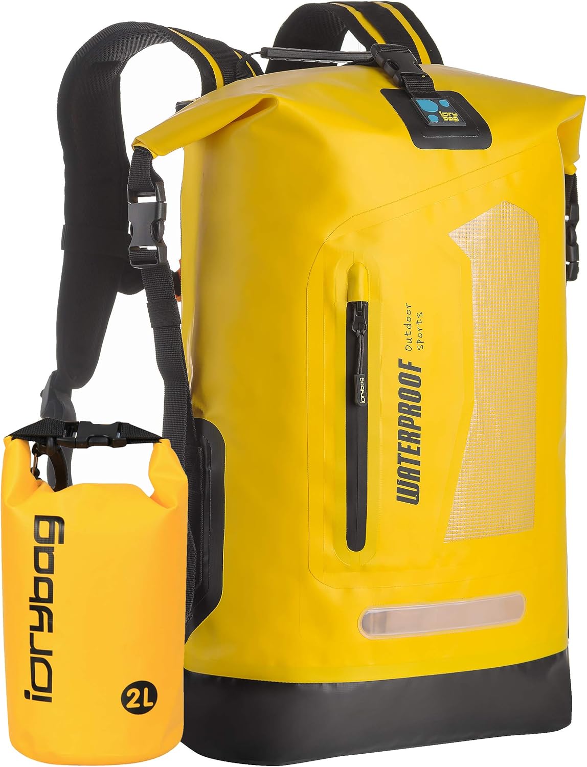 IDRYBAG Waterproof Backpack for Men 20L/30L/40L, Floating Dry Bag Kayak, Dry Backpack Hiking