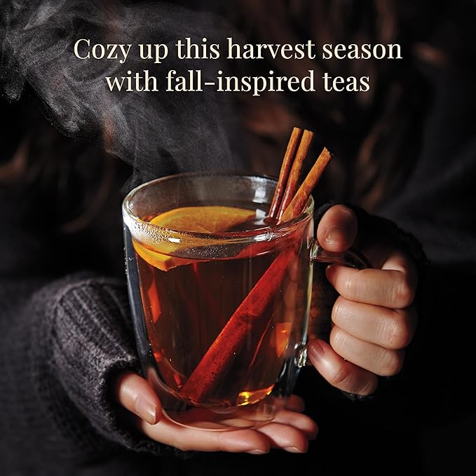 The Republic of Tea: Fall Harvest Tea Assortment Cube, 24 Tea Bags