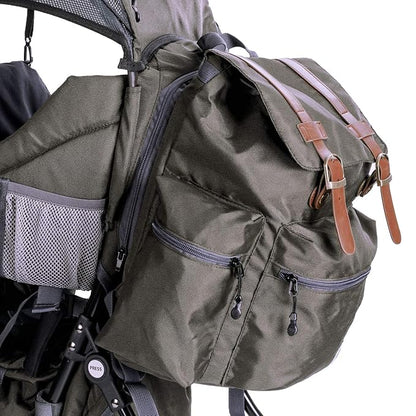 ClevrPlus Urban Explorer Child Carrier Hiking Baby Backpack, Olive Green