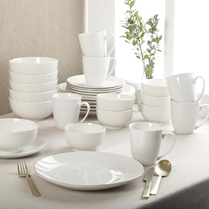 Gibson Home Ogalla 30 Piece Plates, & Mugs Dinnerware Set