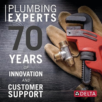Delta Faucet 5-Setting Shower Head Matte Black with Clarifi Standard Shower Filter Attachment with Filter