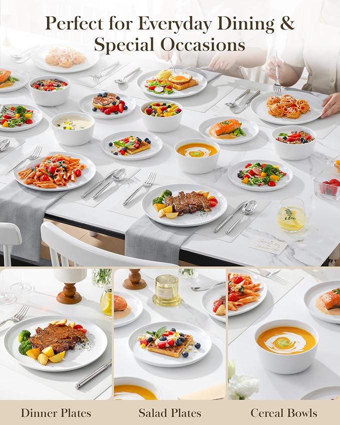 MALACASA 18-Piece Dinnerware Set