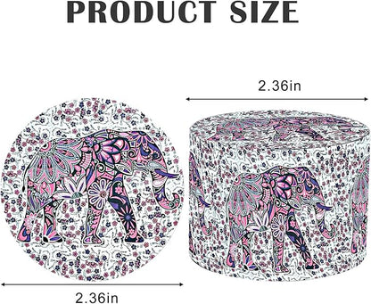 2.5 Inch Boho Grinder - Large Spice Grinder（Colorful Elephants Pattern）