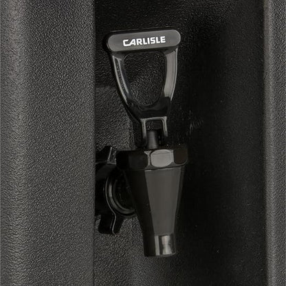 Carlisle FoodService Products 5-Gallon Insulated Beverage Dispenser, Cateraide, Food-Grade with Handles, Rugged PE Shell with PU Insulation for Coffee, Tea and Hot or Cold Drinks, Black - Made in USA