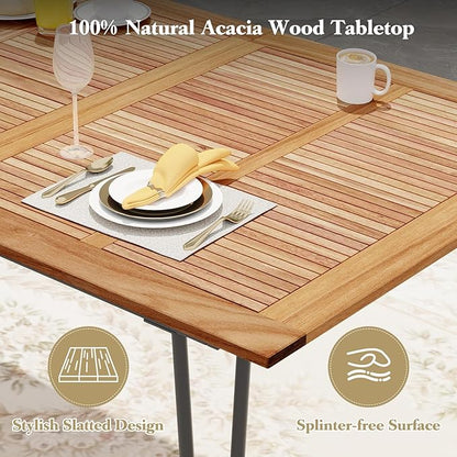 Tangkula 86.5" Large Patio Dining Table