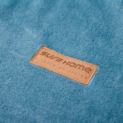 Surii Home Luxury Microfiber Flannel Blanket, Super Soft, Warm, Cozy, Fluffy, and Breathable, Perfect Throws for Bed, Couch, Sofa, for All Season Use. 350GSM Queen Size 90x90 Inches(Sky Blue)