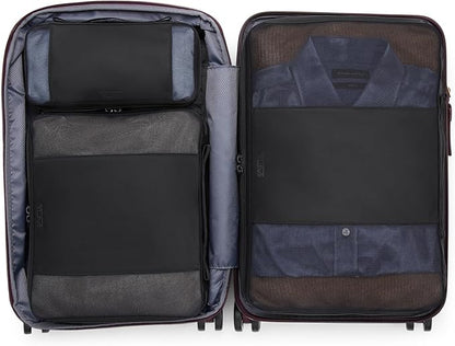 TUMI - 19 Degree International Expandable 4 Wheeled Carry-On - Hard Shell Suitcase - 21.8" X 14.0" X 9.0" - Wine