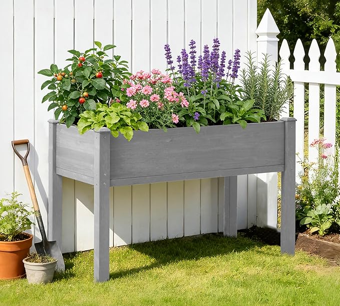 SoliWood Set of 2 Raised Garden Bed