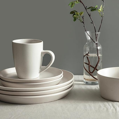 Stone Lain Albie 32-Piece Dinnerware Set Stoneware, White Speckled