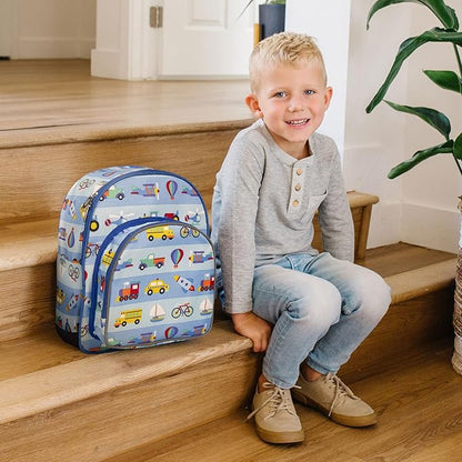 Wildkin 12-inch Kids Backpack – Padded, Adjustable, Ideal for Daycare & Travel - On the Go