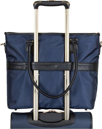 Kenneth Cole REACTION Chelsea Quilted Chevron 15" Laptop & Tablet Business Tote with Removable Shoulder Strap