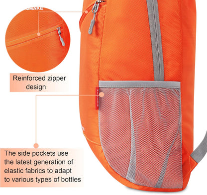 ZOMAKE Lightweight Packable Backpack 20L, Foldable Backpacks Small Daypack for Hiking Water Resistant Day Bag for Travel
