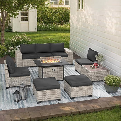 9-Piece Outdoor Patio Furniture Set