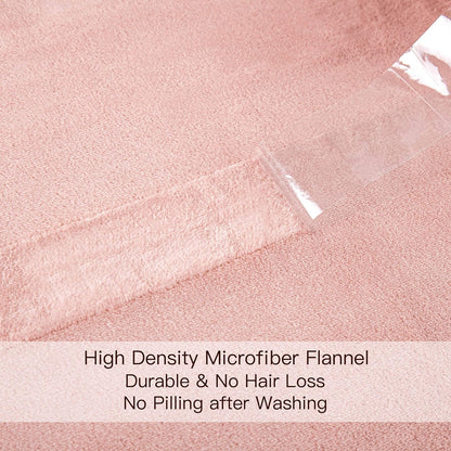 Surii Home Luxury Microfiber Flannel Blanket, Super Soft, Warm, Cozy, Fluffy, and Breathable, Perfect Throws for Bed, Couch, Sofa, for All Season Use. 350GSM Twin Size 60x80 Inches(Sepia Rose)