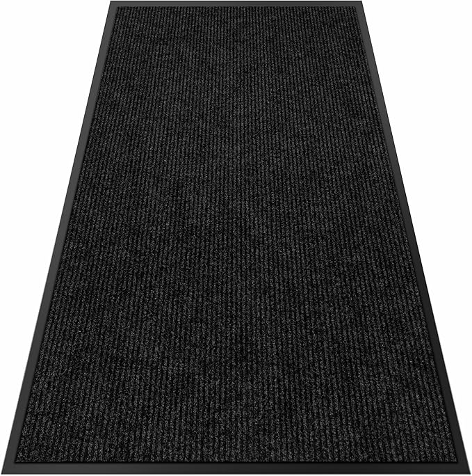 3′ x 45′ Front Door Mat Indoor Outdoor Entrance, Commercial Floor Mat Heavy Duty Dirt Trapper Entryway Doormat, Custom Size Non Slip Rubber Backing Welcome mat, Door Mat for High Traffic Area