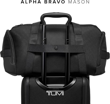 TUMI - Alpha Bravo Mason Duffel - Men's Weekender, Gym and Overnight Travel Bag - Fits Up To 15" Laptop - 11.0" X 19.5" X 10.3" - Black