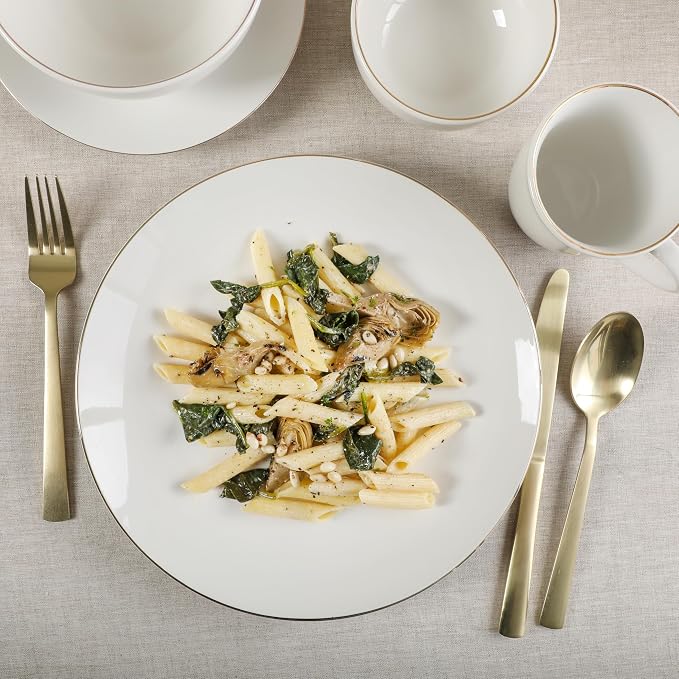 Gibson Home Ogalla 30 Piece Plates, & Mugs Dinnerware Set