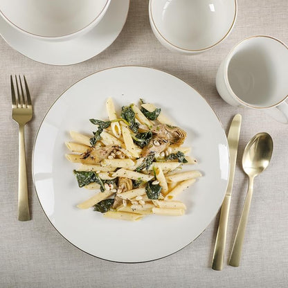Gibson Home Ogalla 30 Piece Plates, & Mugs Dinnerware Set