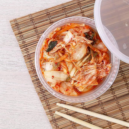 Karat [8oz - 240 ct] Clear PP Injection Molded Round Deli Containers with Lids (FP-IMDC8-PP)