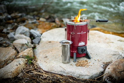 Smokehouse Moto, Ultimate Smokeless Wood-Fired Camping stove for Cooking, Grilling, & Griddling, Perfect for Camping, RVing, & Emergency Preparedness