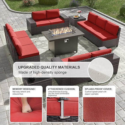 Kullavik 13PCS Outdoor Patio Furniture Set