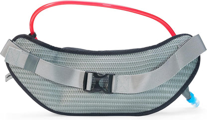 USWE Zulo Hydration Hip Pack - with Organizer and Side Pockets, Bounce Free Hip Belt (2L, Black)