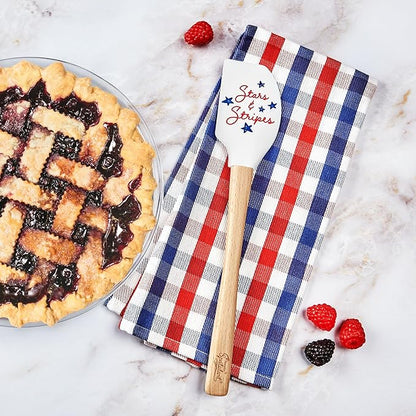 Tovolo Stars & Stripes Spatulart Spatula, Kitchen Utensil for Food and Meal Prep, Baking, Mixing, Turning, and More
