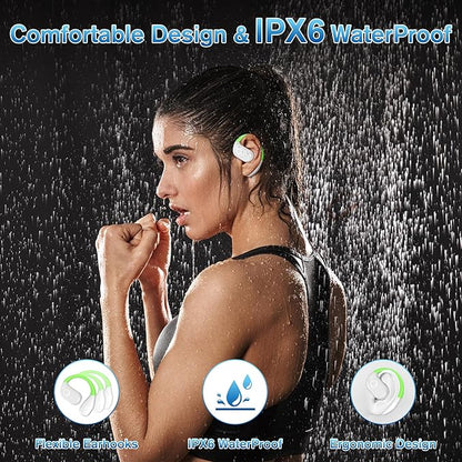 AI Language Translation Earbuds, Translator Earbuds Real Time with iOS & Android, Noise Cancelling,144-Language Bluetooth Headphones Translating Device for Travel and Business, White